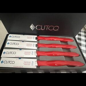 Cutco Vibrant Red Knife Collection
